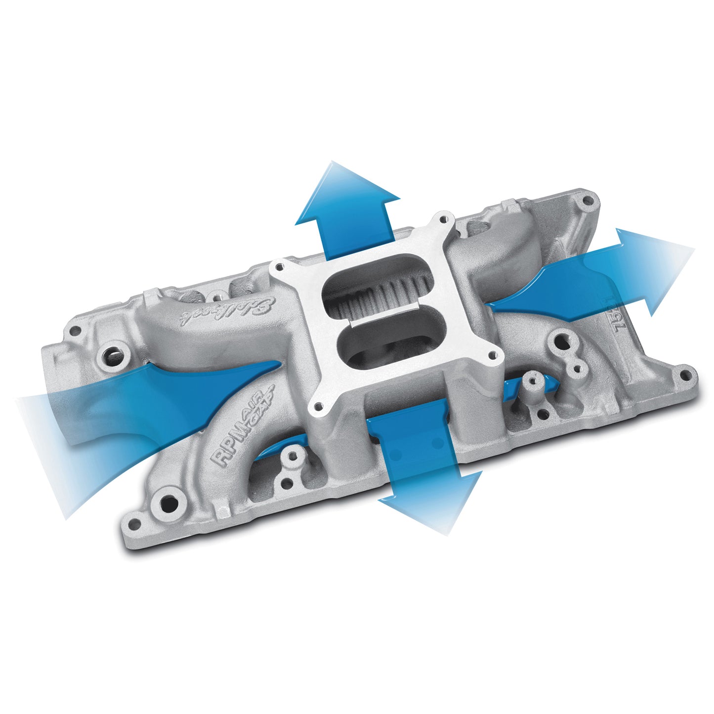 RPM Air-Gap #7521 Intake Manifold For Small-Block Ford 302-331-347 V8