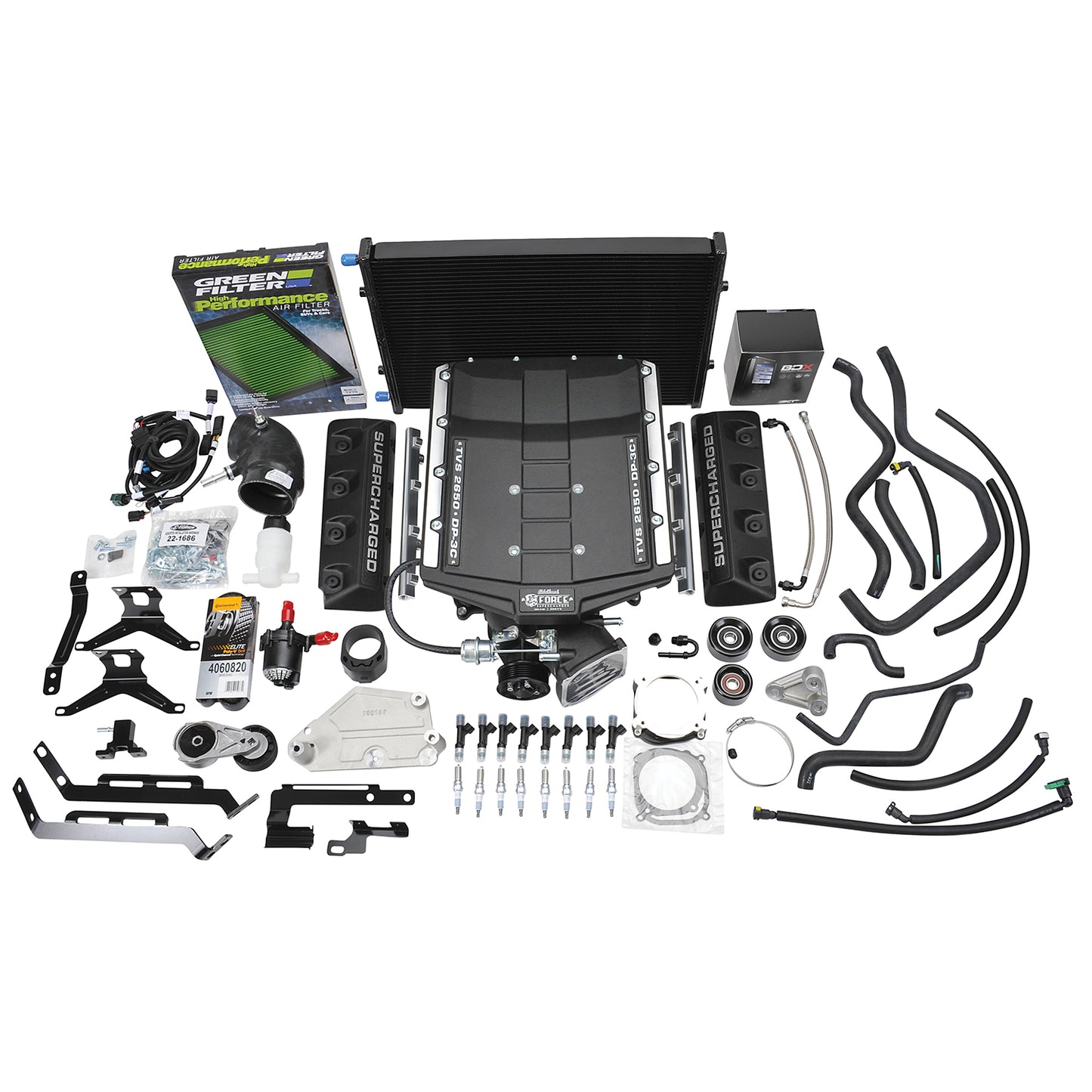 Edelbrock Twin-Force Stg 2-3 Upgrade Kit 17-22 Ford F150/Raptor 3.5L HO EcoBoost