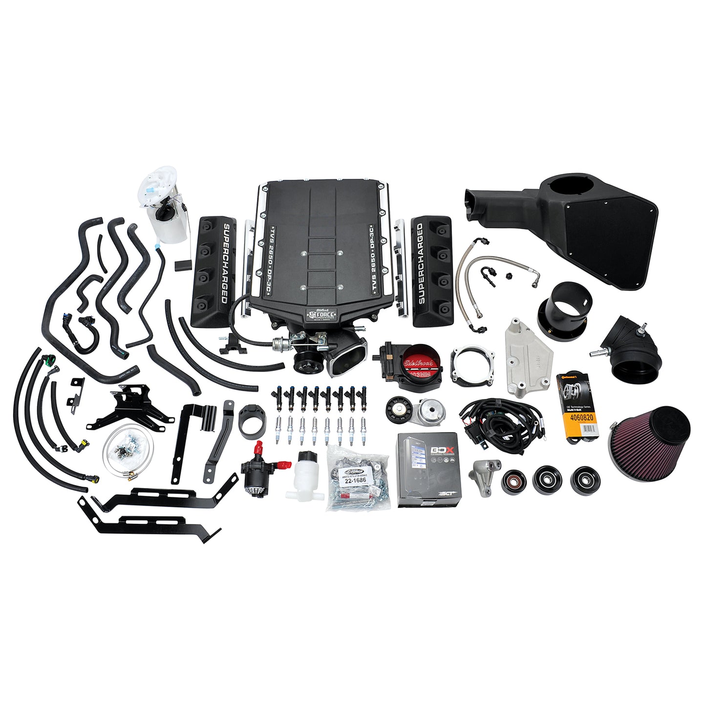 Edelbrock Twin-Force Stg 2-3 Upgrade Kit 17-22 Ford F150/Raptor 3.5L HO EcoBoost