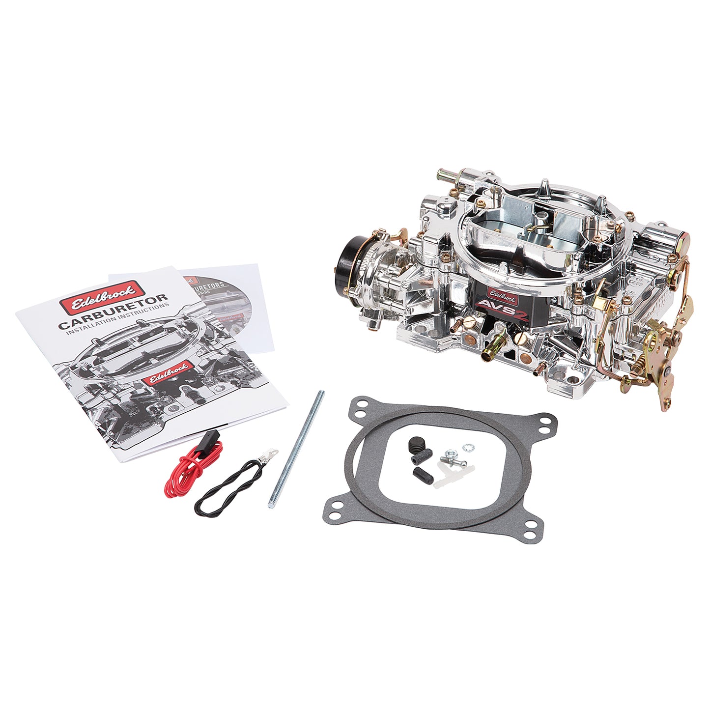AVS2 Carburetor #1906-CP 650 CFM W/ Electric Choke  Chrome Plasma Finish