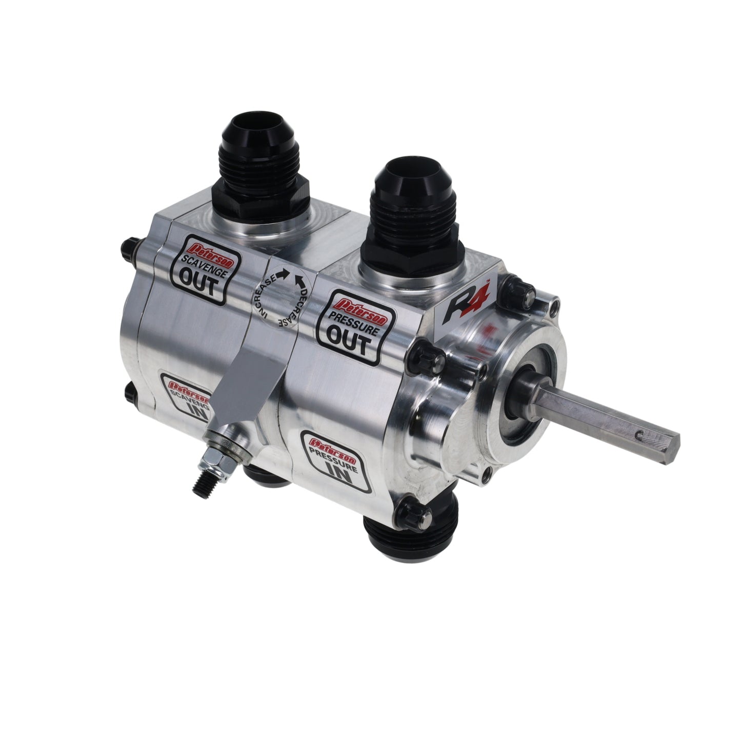 Reverse Rotation 2 Stage Front Pressure Oil Pump 1.4" Pressure  1.4" Scavenge X1