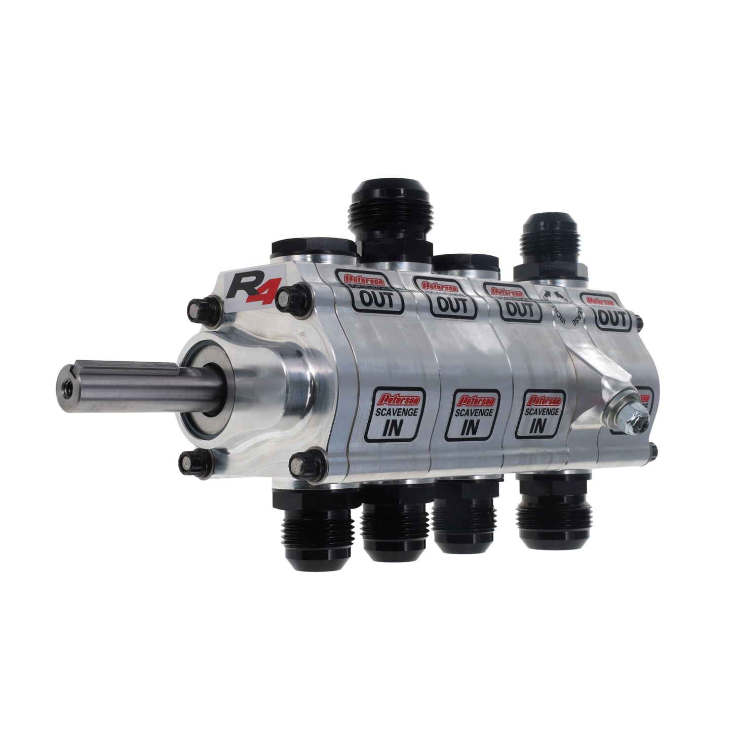 Left Side Dry Sump Oil Pump 4 Stage 1.2 Pressure And 1.2 Scavenge Stages
