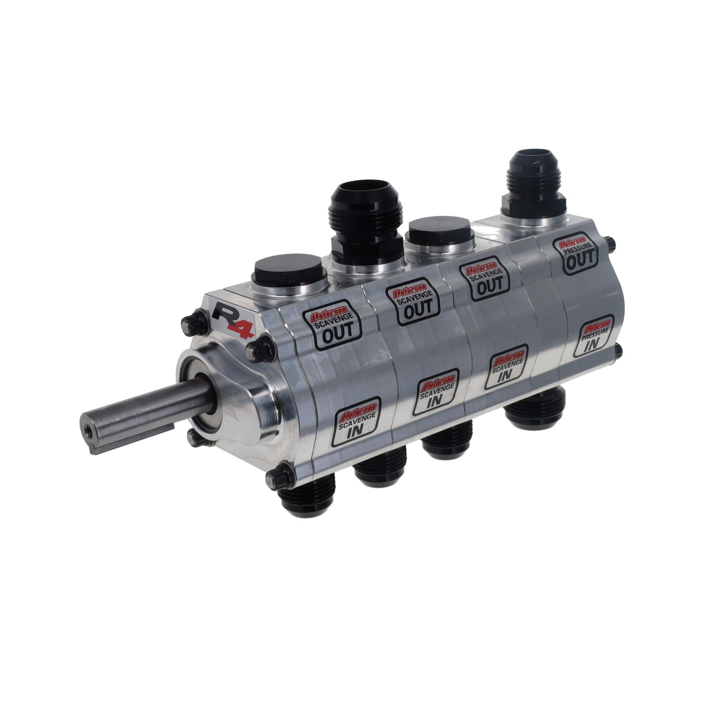 Left Side Dry Sump Oil Pump 4 Stage 1.4 Pressure And 1.4 Scavenge Stages