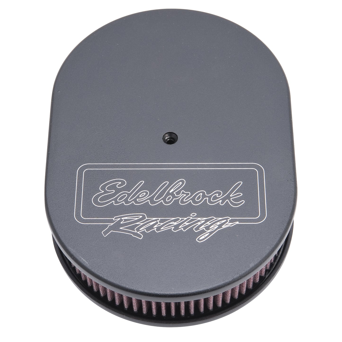 Victor Series Black Oval Air Cleaner - 2.4" Cotton Element For Dual-Quads