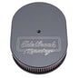 Victor Series Black Oval Air Cleaner - 2.4" Cotton Element For Dual-Quads