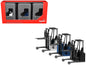 Forklifts with Trailer Bumper 3 Piece Set 1/87 (HO) Plastic Models by Promotex  free shipping USA