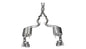 Corsa 18-19 Ford Mustang V8 5.0L 3in Cat-Back Dual Rear Exit w/ 4in Polished Pro-Series Tips 21040