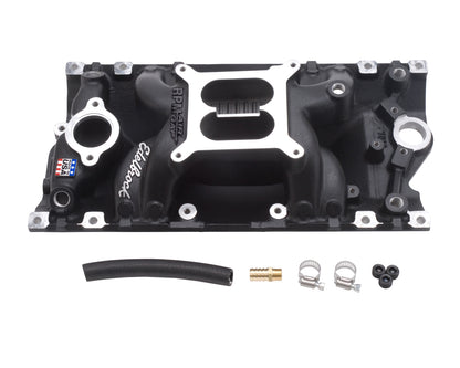 Performer RPM AIR-GAP Small Block Chevy Vortec Black Intake Manifold