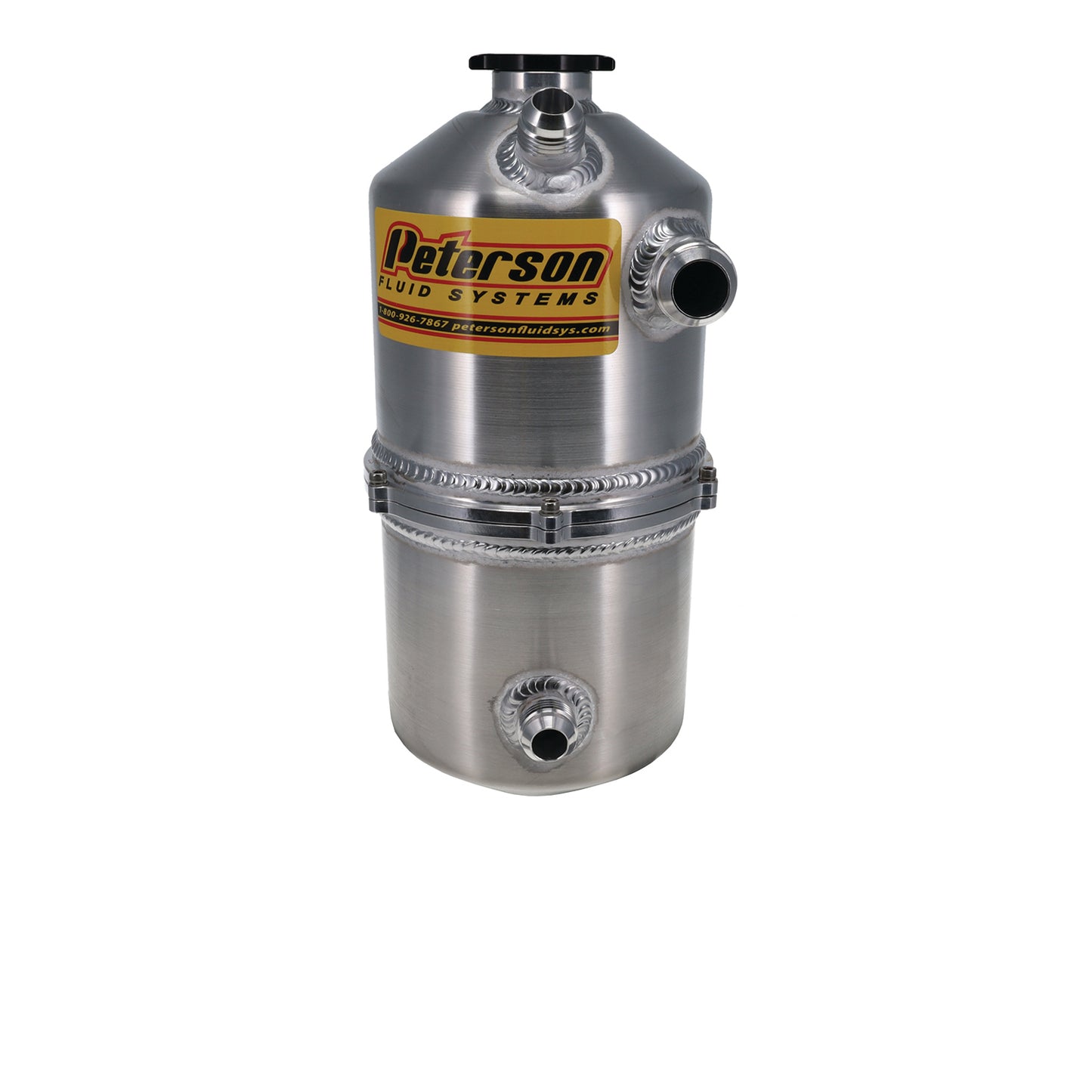 ALUMNUM LIGHTWEIGHT OIL TANK - 1.5 GALLON SINGLE SCAVENGE RETURN