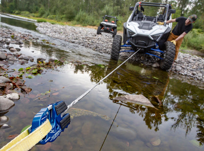 ULTRAHOOK XTV WINCH HOOK WITH SHACKLE MOUNT -- BLUE