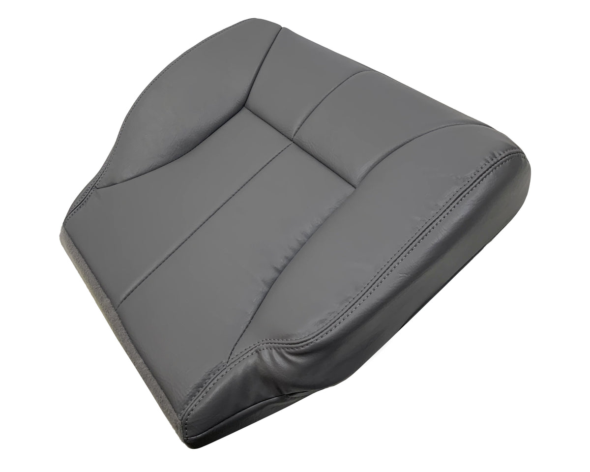 1998-2002 Dodge Ram 1500 2500 3500 Extended Cab Driver OR Passenger Bottom Seat Cover in Mist Gray: Choose From Variation