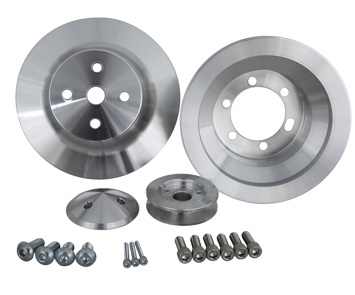 Big Block Chrysler High Flow V-Belt Pulley Kit (1V)