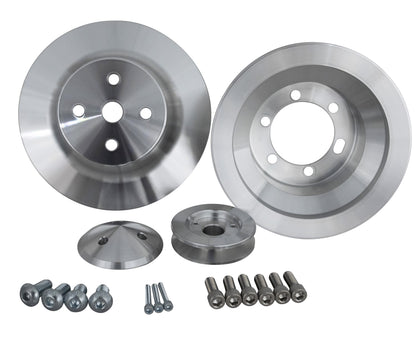 Big Block Chrysler High Flow V-Belt Pulley Kit (1V)