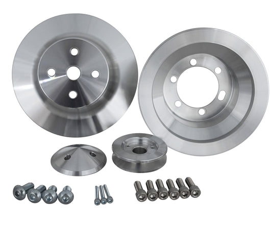 Big Block Chrysler High Flow V-Belt Pulley Kit (1V)