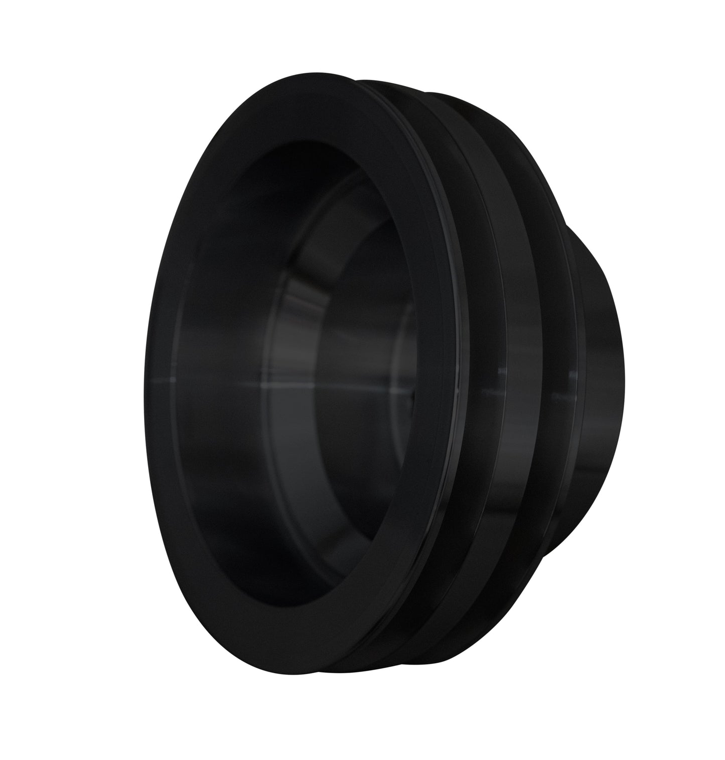 Chrysler High Flow V-Belt Crankshaft Pulley - Black (2V)