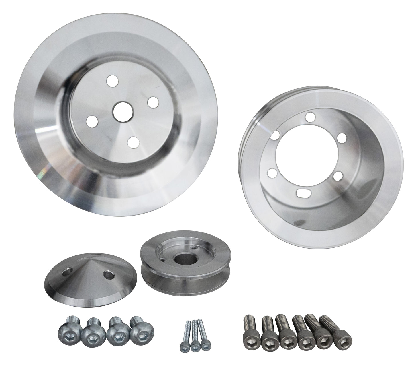 Big Block Chrysler Performance Ratio V-Belt Pulley Kit (2V)