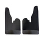 No Drill  Specific Design Front Mud Flaps For The 2009-2018 Dodge Ram 1500 Pickups With Black-Powder Coated Stainless Steel Weights Pre-Installed - 12"W X 20.5"H