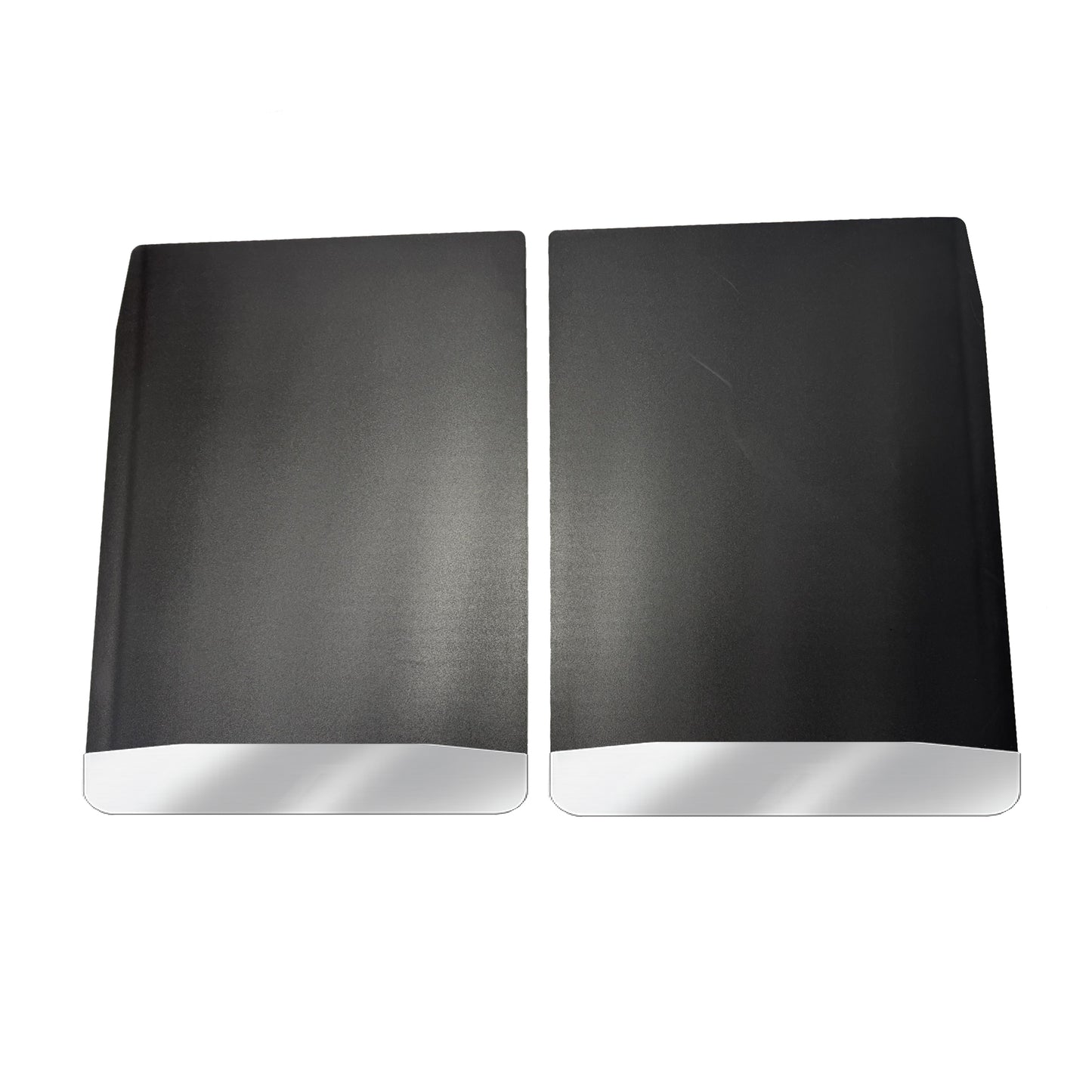 Universal 18" Rear Dually Mud Flaps With Stainless Steel Weight Pre-Installed - 18"W X 24"H
