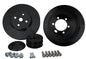 Big Block Chrysler High Flow V-Belt Pulley Kit - Black (4V)