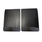 Universal 18" Rear Dually Mud Flaps With Black-Powder Coated Stainless Steel Weights Pre-Installed - 18"W X 24"H