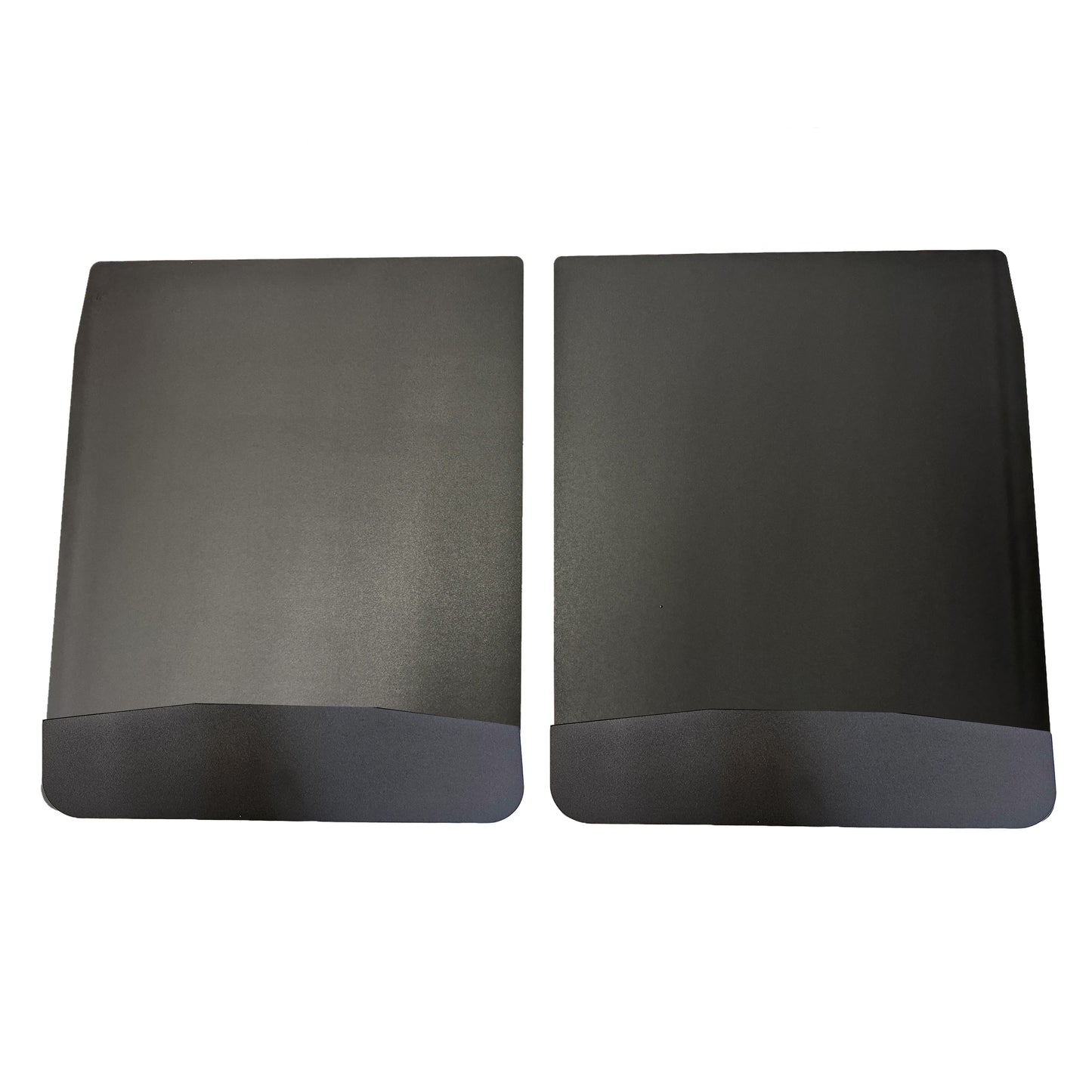 Universal 20" Rear Dually Mud Flaps With Black-Powder Coated Stainless Steel Weights Pre-Installed - 20"W X 24"H