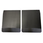Universal 20" Rear Dually Mud Flaps With Black-Powder Coated Stainless Steel Weights Pre-Installed - 20"W X 24"H
