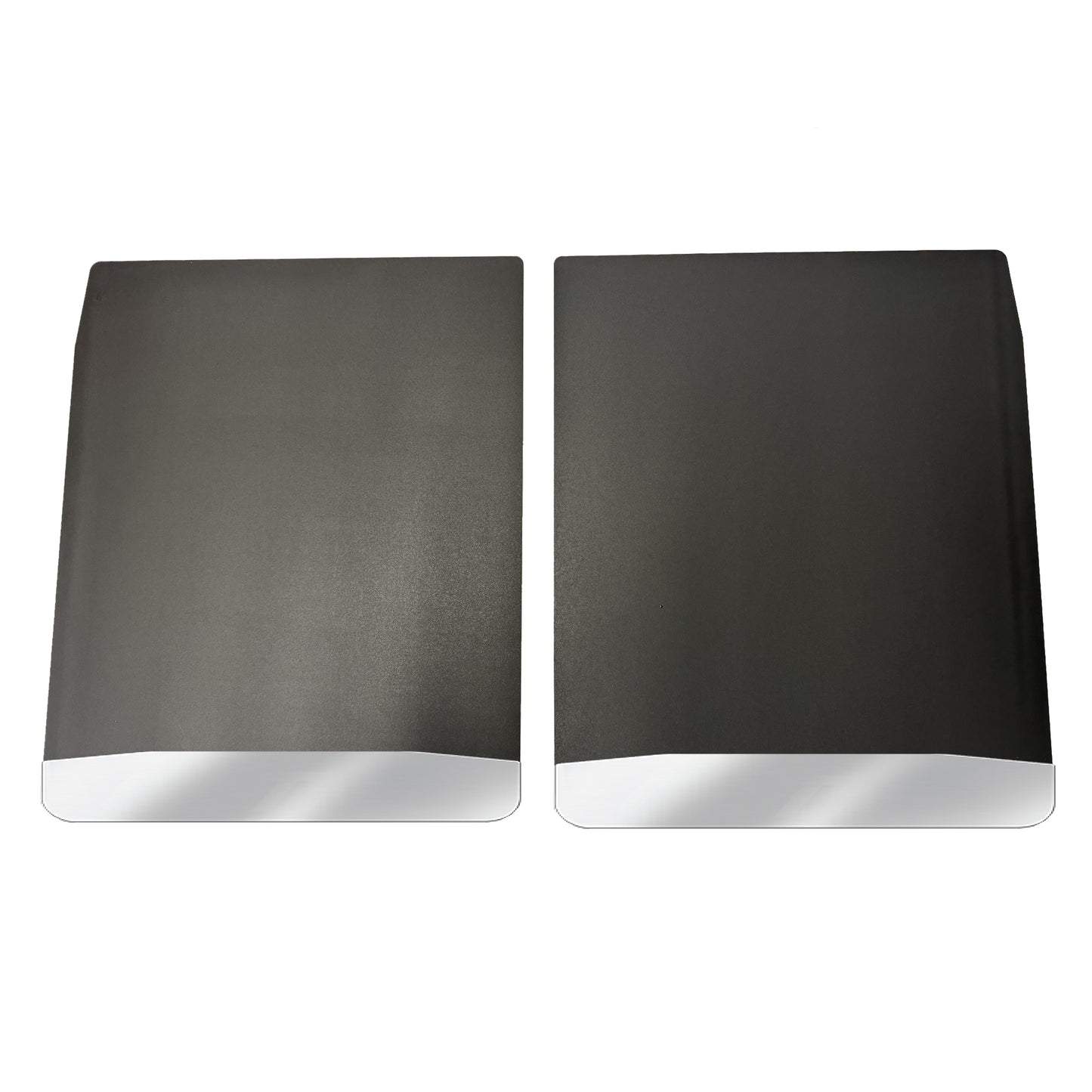 Universal 20" Rear Dually Mud Flaps With Stainless Steel Weight Pre-Installed - 20"W X 24"H