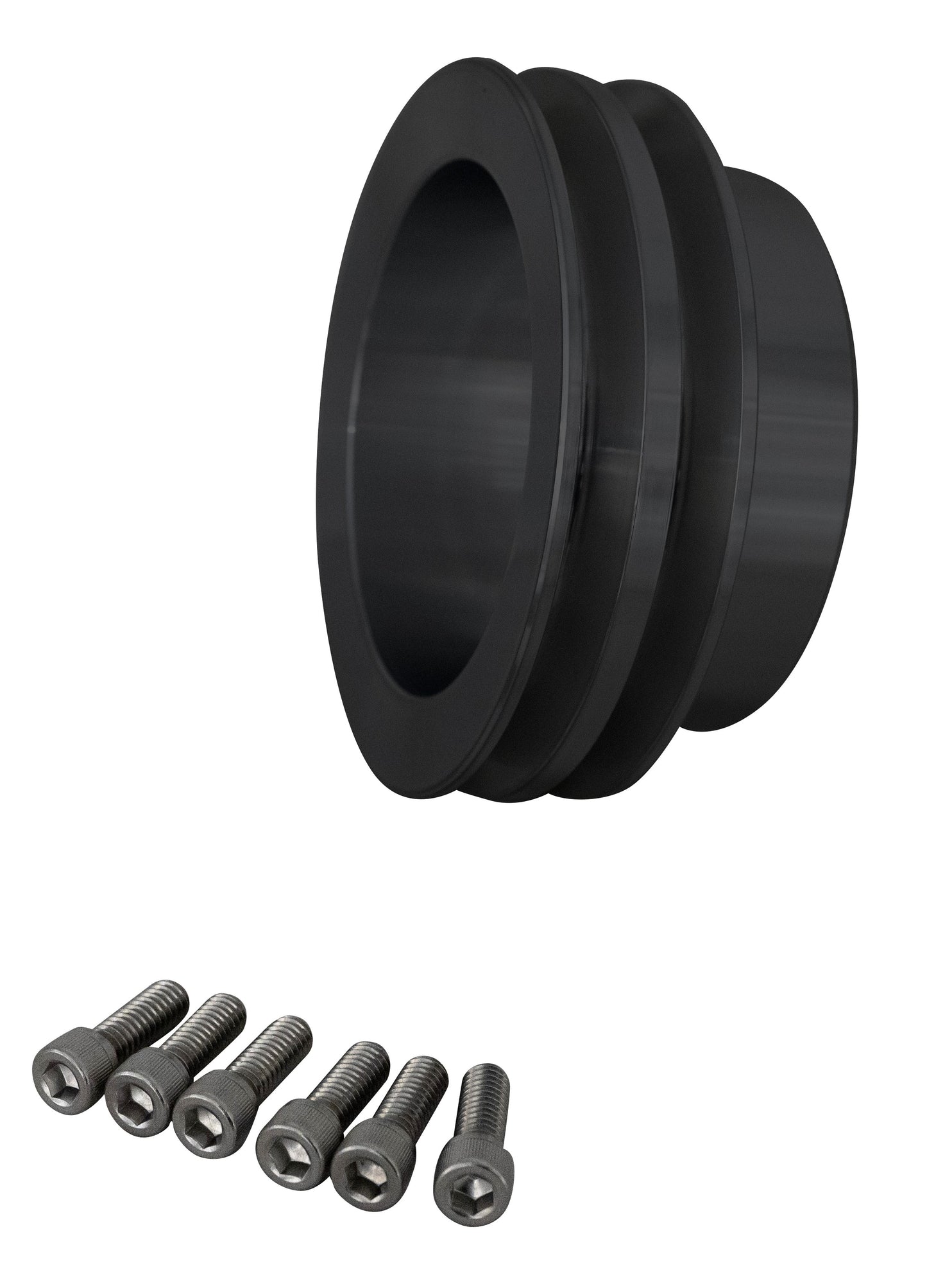 Chrysler (273 - 318 - 340) V-Belt Pulley Kit - Black (2V)