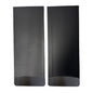 Universal Single Rear Wheel Flatbed Mud Flaps With Black-Powder Coated Stainless Steel Weights Pre-Installed - 12"W X 30"H