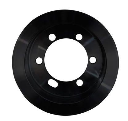 Big Block Chrysler Performance Ratio V-Belt Pulley Kit; Fluid Damper; Black (1V)