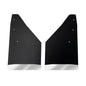 No Drill  Specific Design Front Mud Flaps For The 2019+ Ram 1500 Pickup With Stainless Steel Weights Pre-Installed - 12"W X 20.5"H
