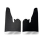 No Drill  Specific Design Front Mud Flaps For The 2019+ Ram 2500/3500 Pickup With Stainless Steel Weights Pre-Installed - 12"W X 20.5"H - No Factory Flare