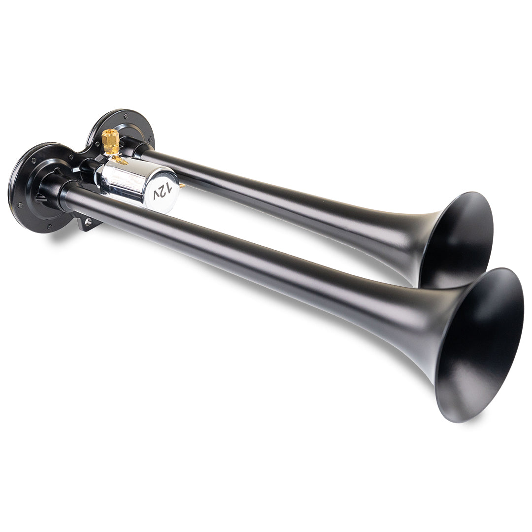 Kleinn Air Horns - 102-1 - Black Dual Air Horn