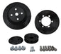 Small Block Chrysler Performance Ratio V-Belt Pulley Kit - Black (1V)