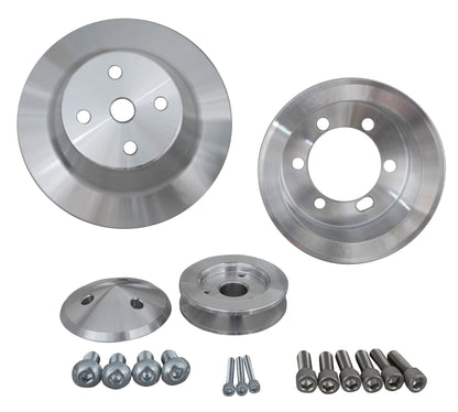 Small Block Chrysler Performance Ratio V-Belt Pulley Kit (1V)