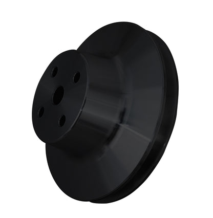 Small Block Chrysler High Flow V-Belt Pulley Kit - Black (2V)