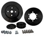 Small Block Chrysler (273 - 318 - 340) V-Belt Pulley Kit - Black (1V)