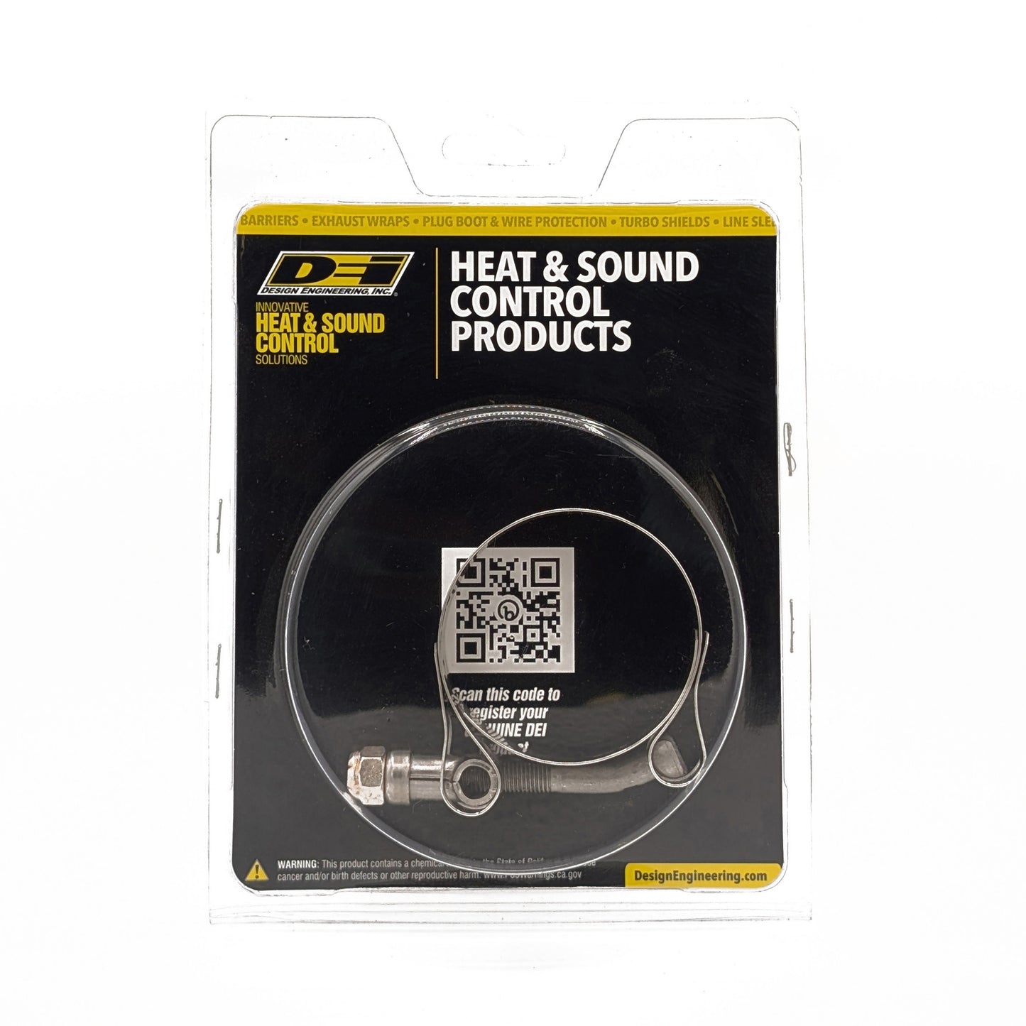 DEI 10215 Wide Band Stainless-Steel Clamp 1.88"-2.19" 010215