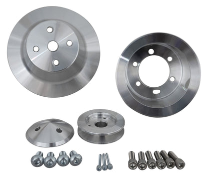Small Block Chrysler Performance Ratio V-Belt Pulley Kit (2V)