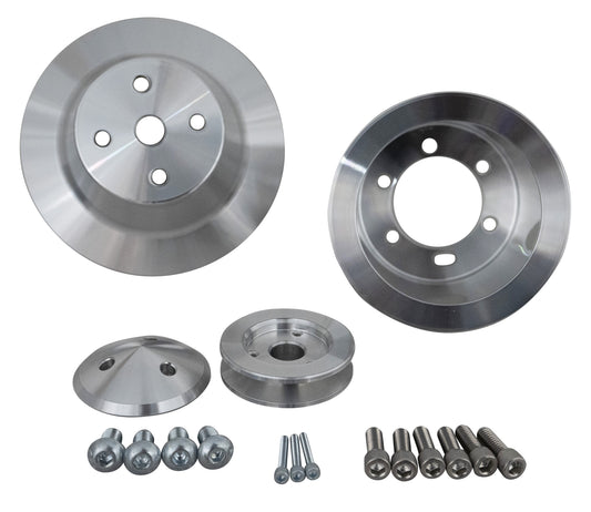 Small Block Chrysler Performance Ratio V-Belt Pulley Kit (2V)