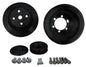 Small Block Chrysler High Flow V-Belt Pulley Kit - Black (2V)