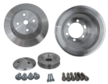 Small Block Chrysler High Flow V-Belt Pulley Kit (2V)