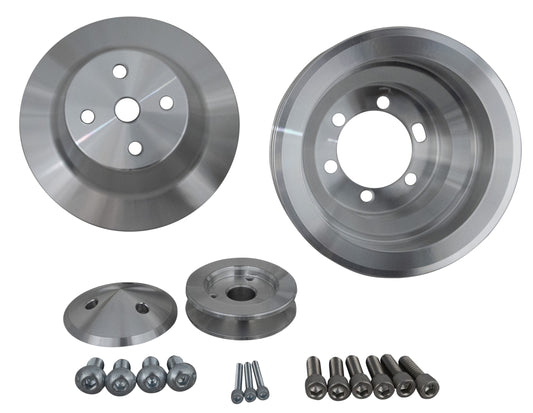 Small Block Chrysler High Flow V-Belt Pulley Kit (2V)
