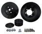 Small Block Chrysler High Flow V-Belt Pulley Kit - Black (3V)
