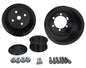Small Block Chrysler Serpentine Pulley Kit - Black (2V)