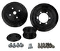 Small Block Chrysler Serpentine Pulley Kit For Fluid Dampers - Black (1V)