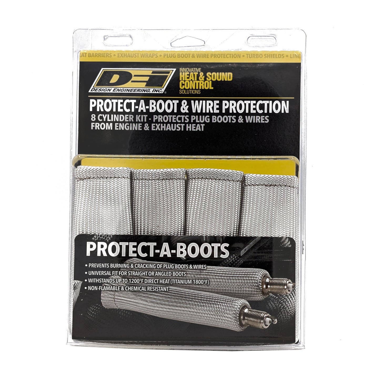 DEI 10552 Protect-A-Boot Ringless Sleeve 6" Silver 8-Pack 010552
