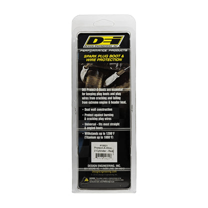 DEI 10621 Protect-A-Wire 2 Cylinder Kit Red 010621