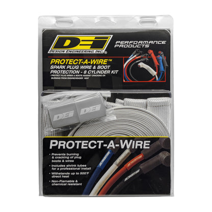 DEI 10702 Protect-A-Boot And Wire Kit Silver 8 Cylinder 010702