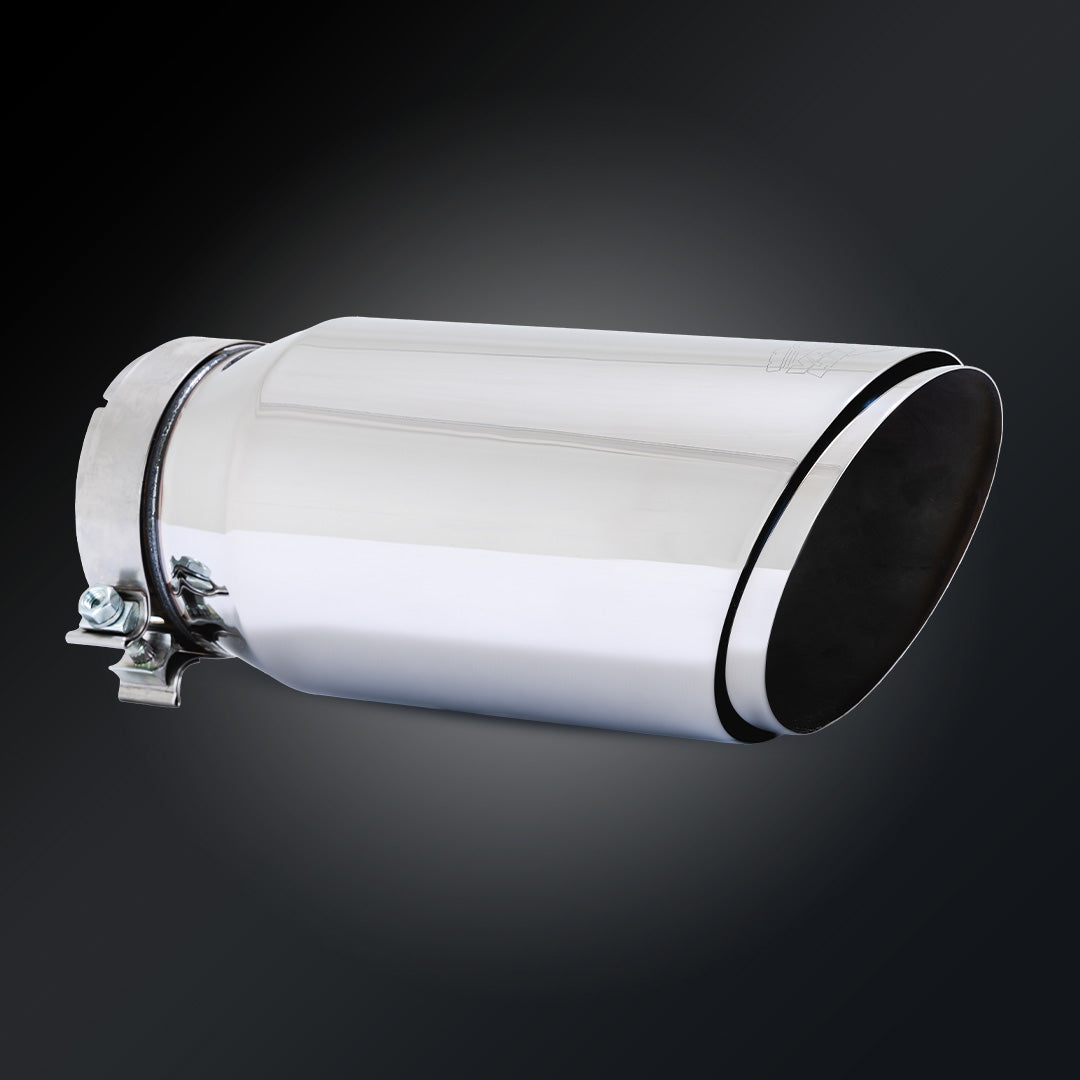 Vance & Hines 5" X 6.5" X 16" Polished Twin Slash Universal Exhaust Tip